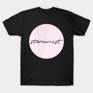 Steminist in marble pink T-Shirt